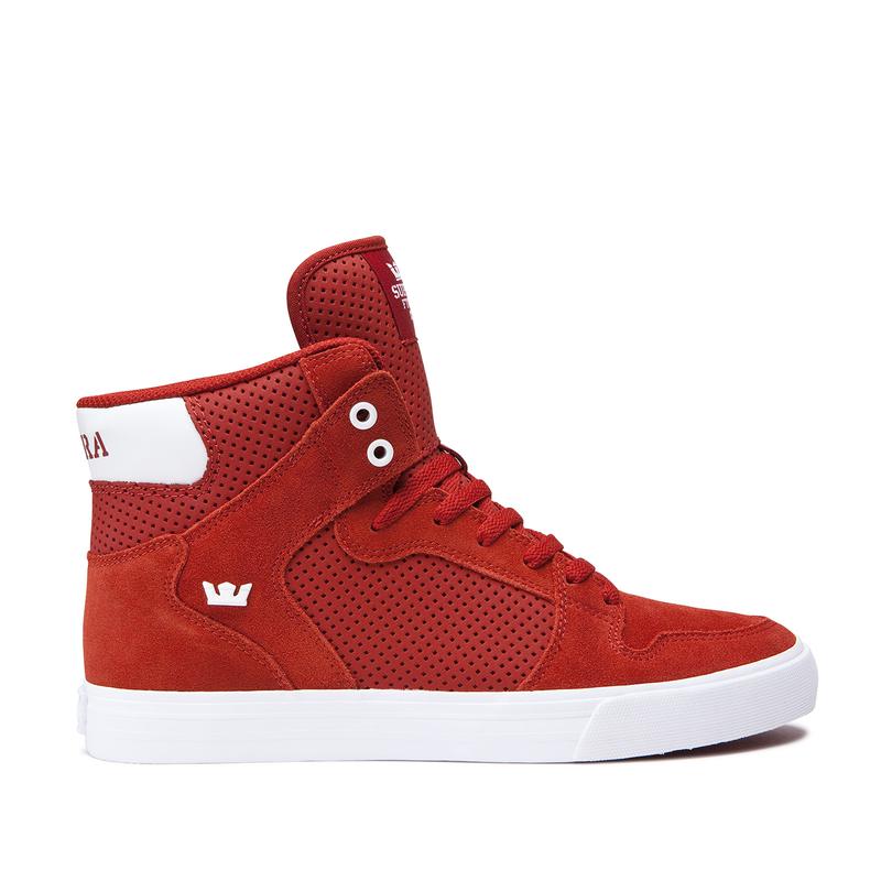 Supra VAIDER Sneaker High Damen Rot Kaufen TRYFL3204